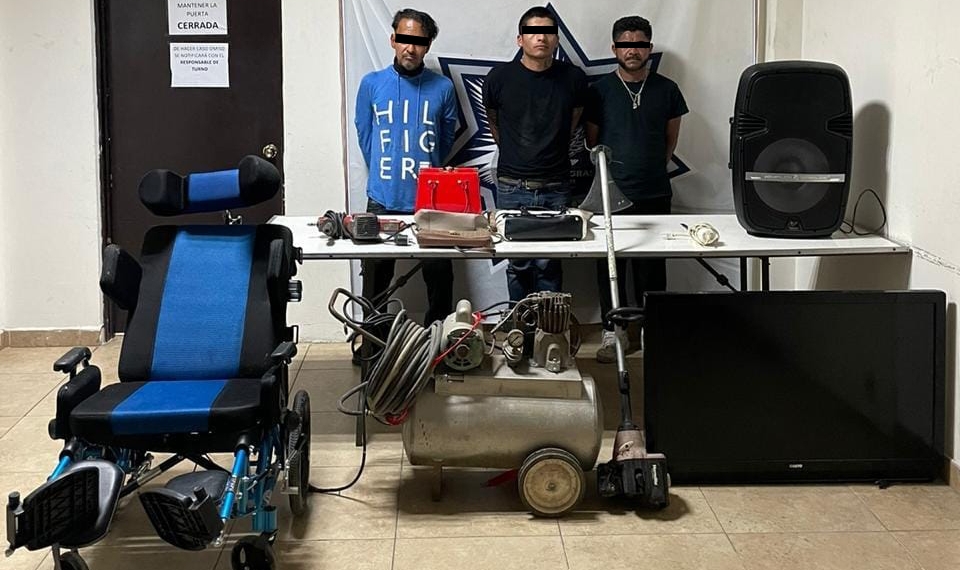 Investigan a tres presuntos ladrones