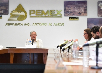 “¡La soberanía energética va!”, afirma presidente en gira de supervisión de refinerías