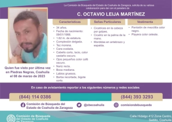 Desaparecido se dedicaba al tráfico de personas