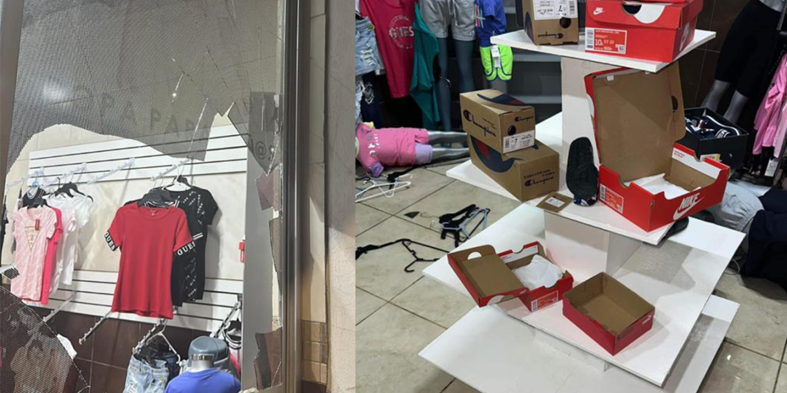 Roban y ocasionan daños en boutique