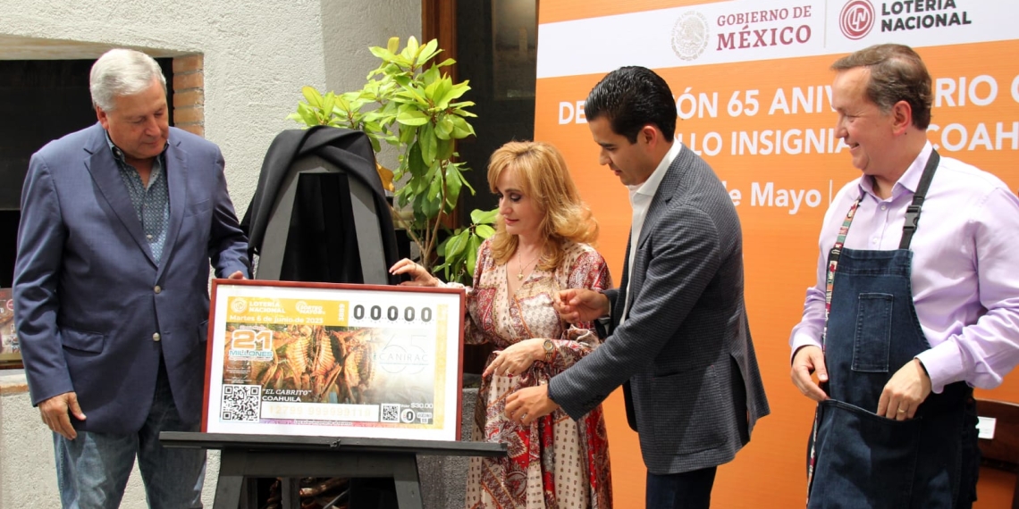 El cabrito de Coahuila en billete de la Lotería