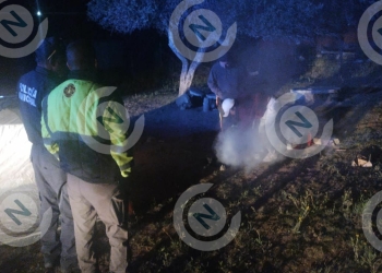 Detienen a pareja por encender fogata