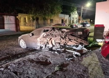Esperan presupuesto de daños de choque provocado por ebrio conductor