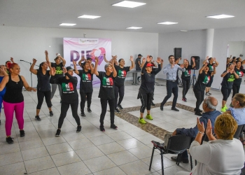 Llevan a cabo la clausura del reto de zumba en el DIF Municipal