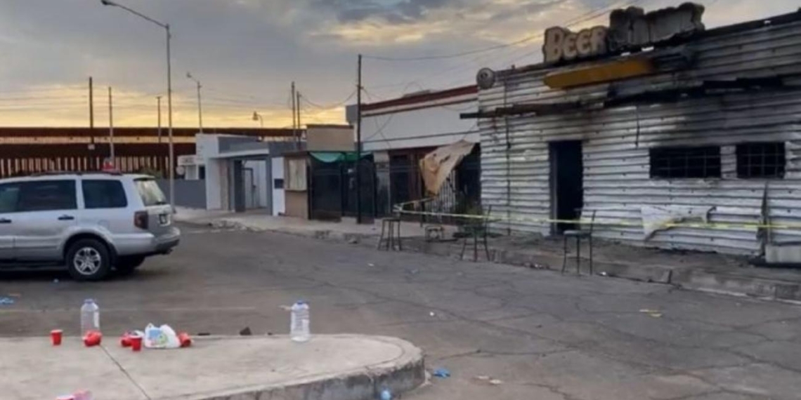 Revelan video del incendio en bar de Sonora donde murieron 11 personas