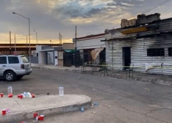 Revelan video del incendio en bar de Sonora donde murieron 11 personas