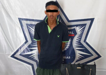 Investigan a detenido por robo; tenía las pertenencias de la víctima