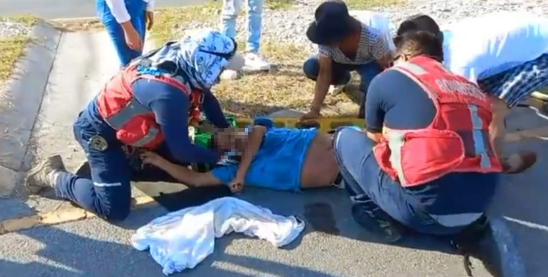 Ante el ministerio público accidente donde murió motociclista