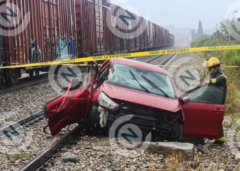 Muere mujer tras accidente con el tren
