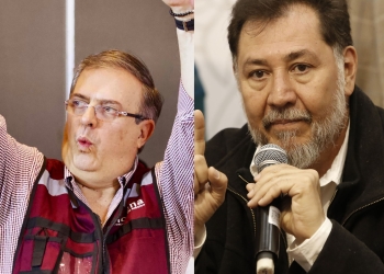 Noroña prevé rompimiento de Ebrard con Morena