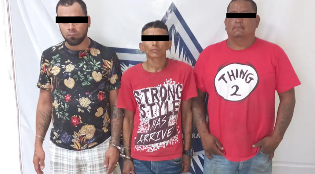 Detienen a responsables de robar pick up; ya lo habían desmantelado