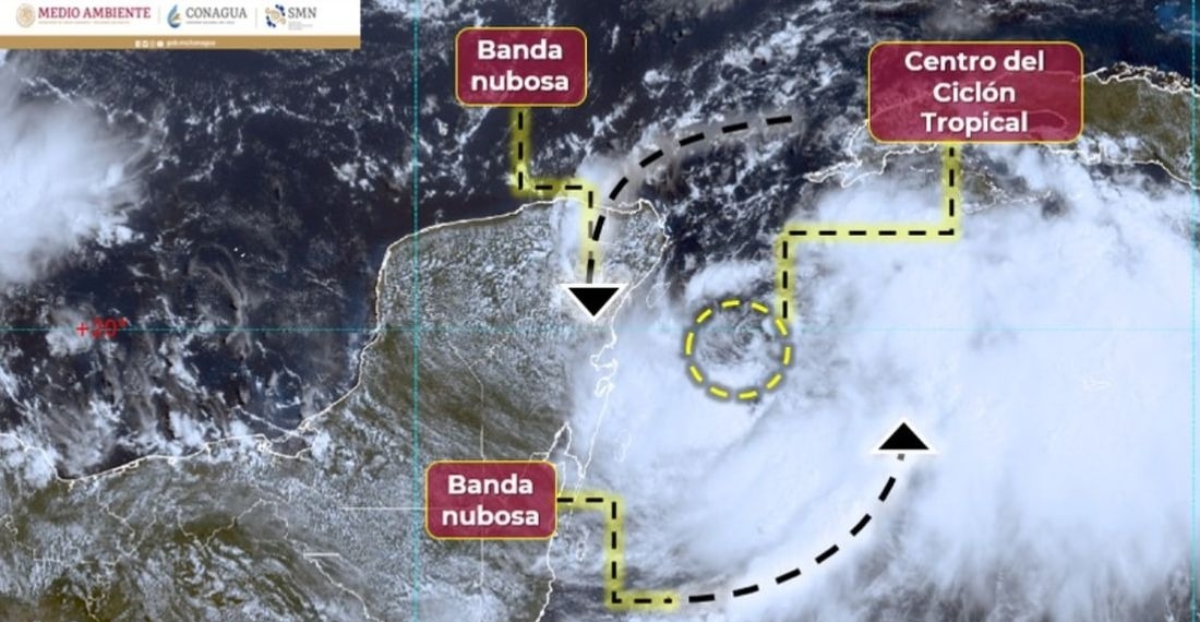 Se forma la tormenta tropical “Idalia” en Quintana Roo