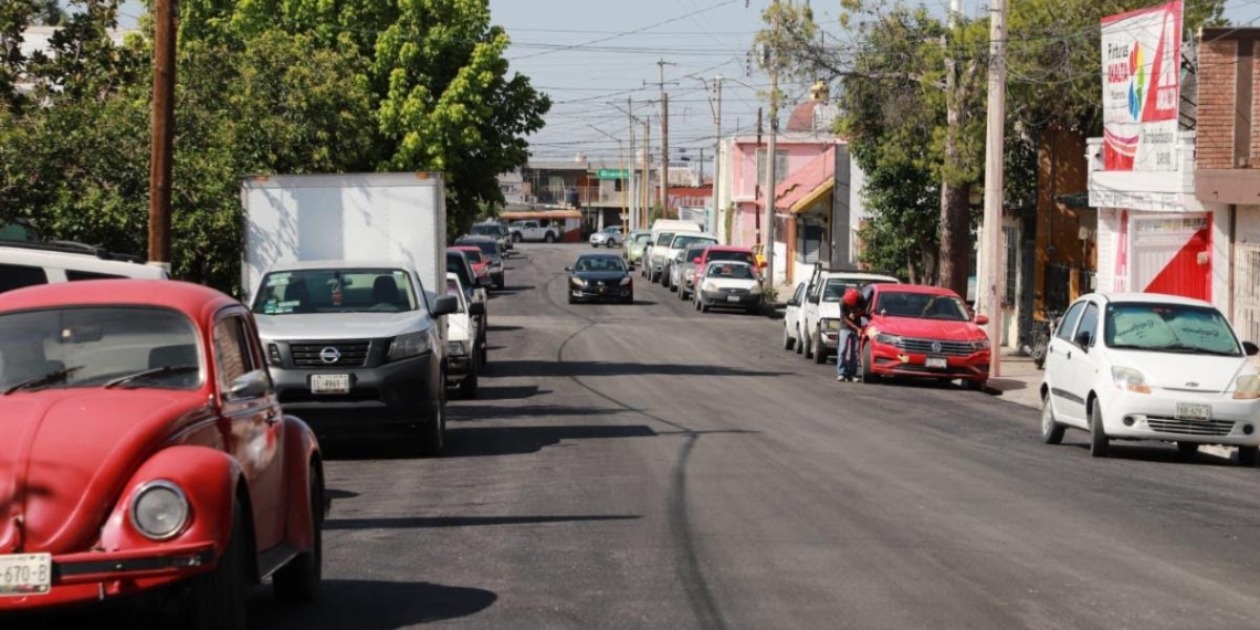 Avanzan trabajos de recarpeteo en el centro de Saltillo