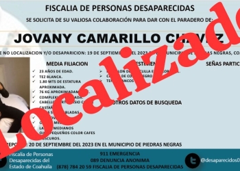 Regresa a casa joven reportado como desaparecido