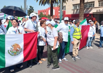 Trabajadores del Poder Judicial marchan contra desaparición de 13 fideicomisos