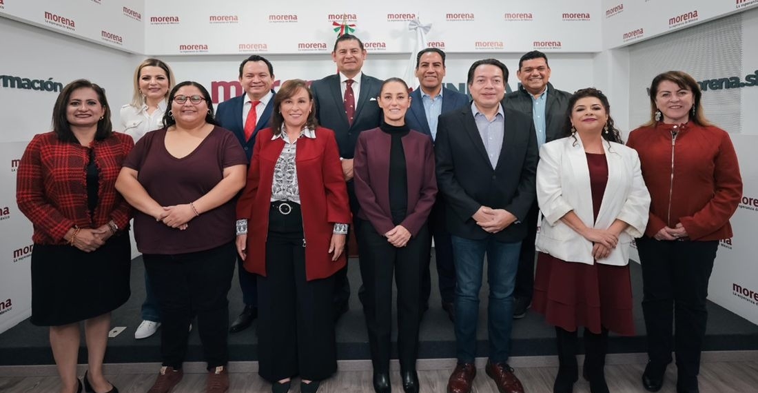 Sheinbaum se reúne con virtuales candidatos a las nueve gubernaturas y llaman a la unidad