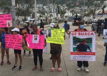 Familiares de desaparecidos por Otis piden más acciones: ‘Se nos paró la vida’