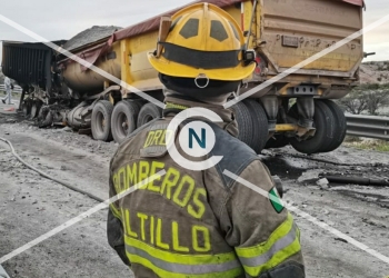 Fallece tras incendio de tráiler