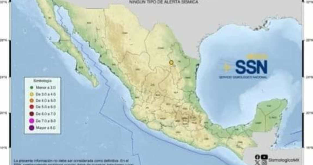 Tiembla en Saltillo