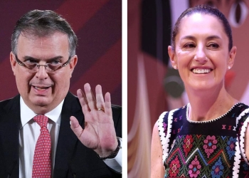 Celebra Sheinbaum decisión de Marcelo Ebrard de quedarse en Morena