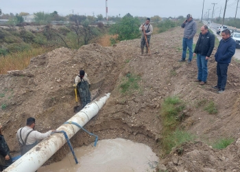 Ruptura de tubería provoca desabasto de agua en sectores clave de Piedras Negras