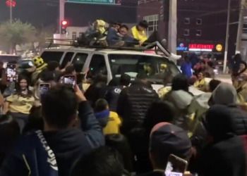 Festejo americanista en Piedras Negras se torna caótico con arrestos y lesiones