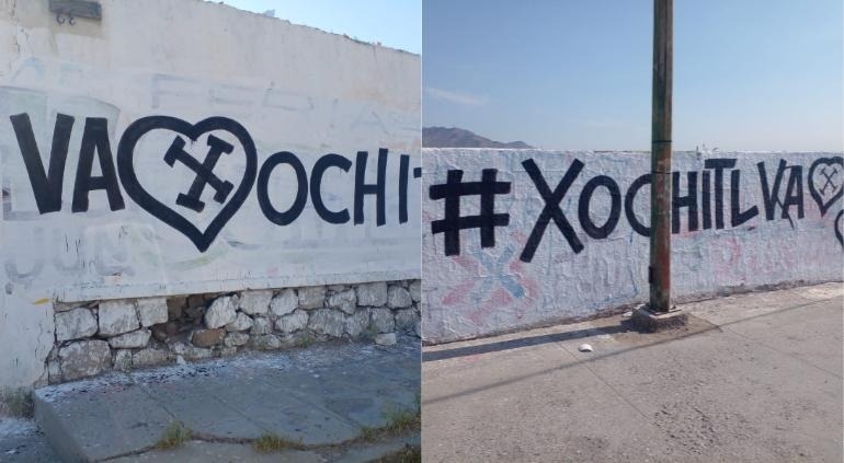 Ordena Comisión de Quejas del INE a retirar pintas de ‘XóchitlVa’