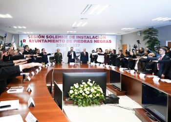 Se instala el Cabildo del R. Ayuntamiento de Piedras Negras 2025-2027 en sesión solemne