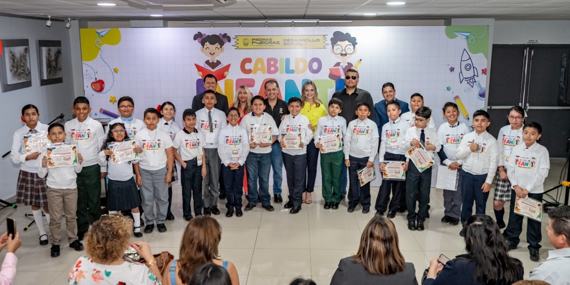 Reconocen a niñas y niños que conforman Cabildo Infantil 2026
