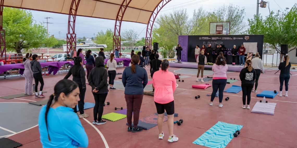 Cierran actividades del Día de la Mujer con “Hiit Workout Class” en la Unidad Deportiva